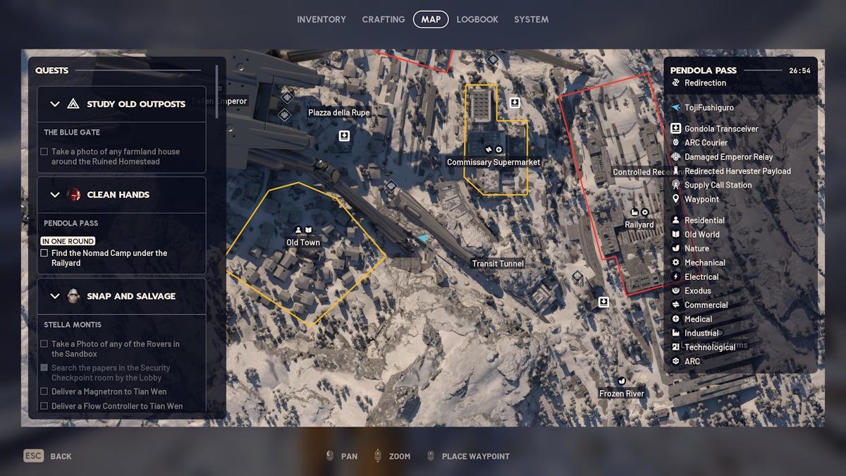Emperor's Leg outside Oldtown location in Arc Raiders